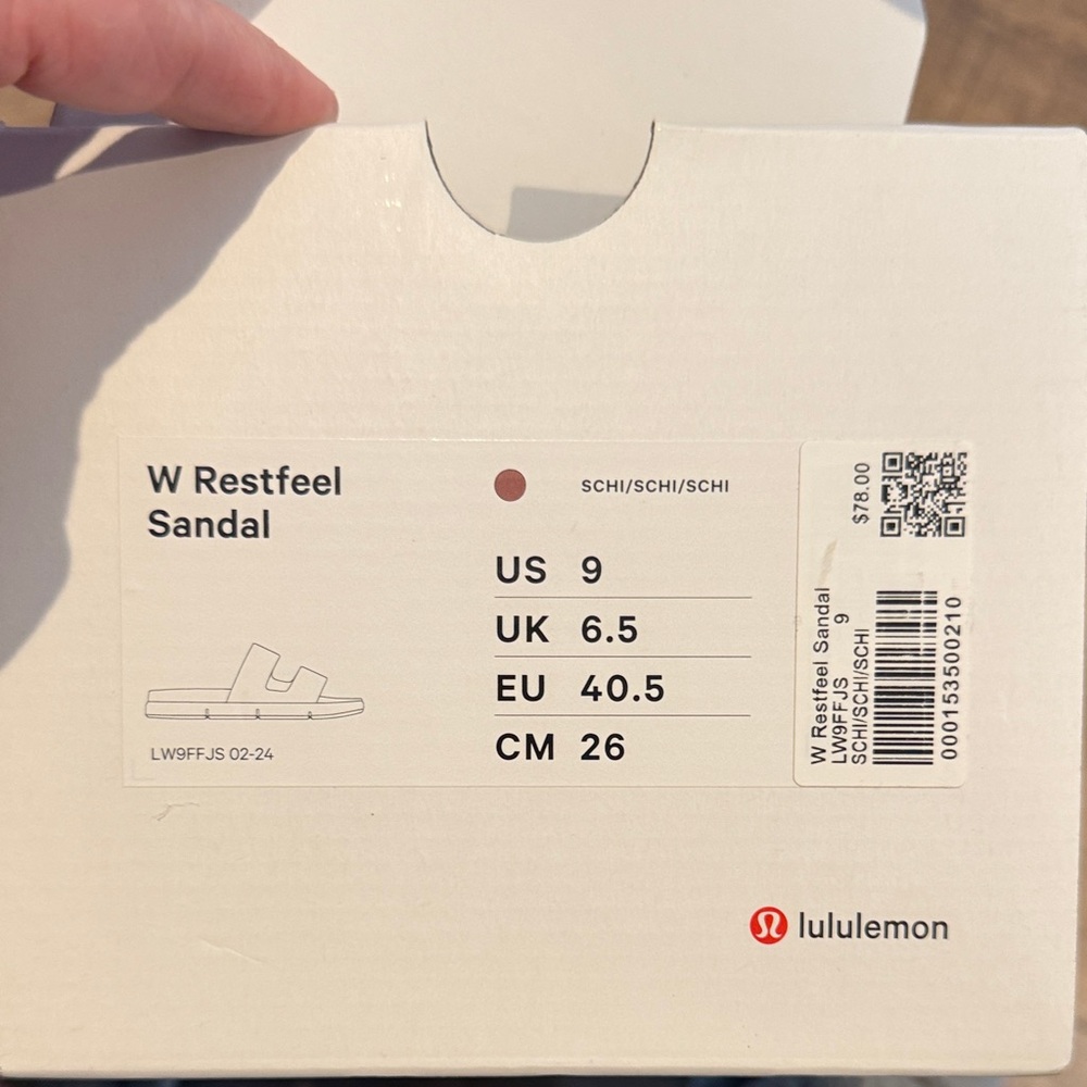 lululemon athletica White Restfeel Sandals